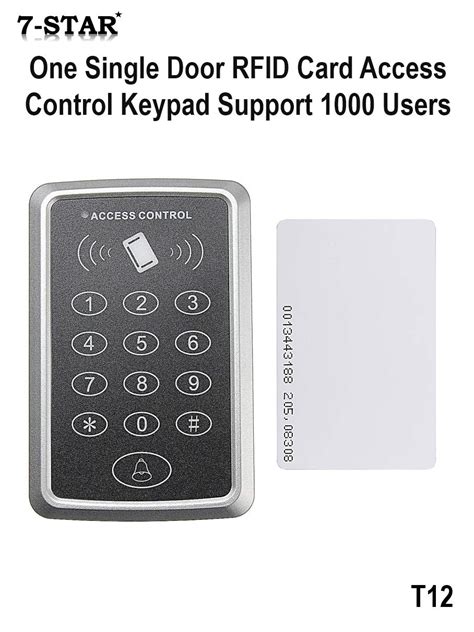 125KHz Single Door Proximity RFID Card Access Control System 